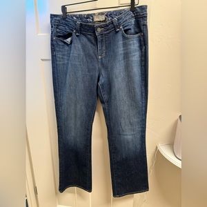 PAIGE bootcut flare petite short 14W